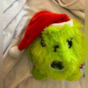 Christmas fortuneteller squeeze to see if naughty/nice soft Green Plush Toy NWT